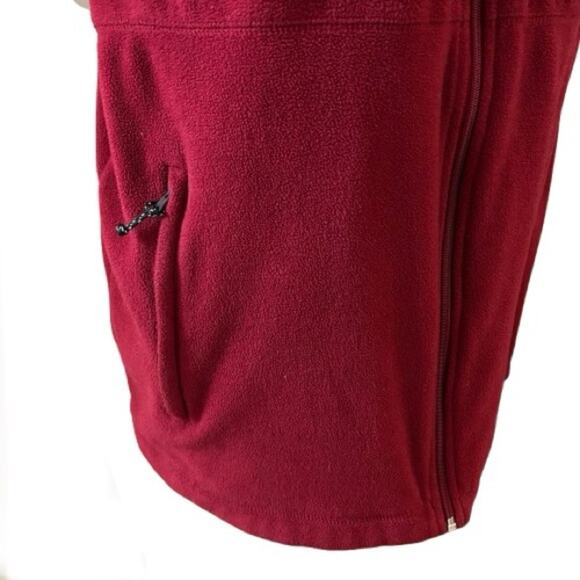 GUC Saddlebred Red Lightweight Full Zip Fleece Jacket. Size L - Picture 4 of 7